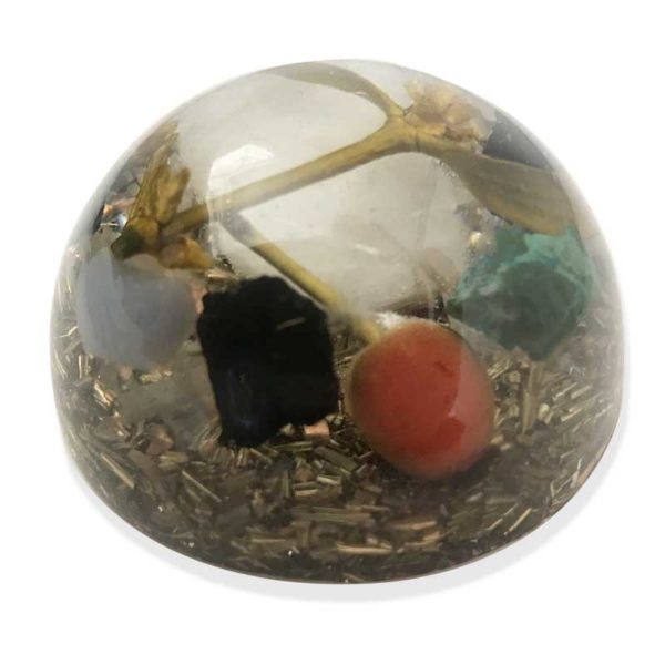 Orgonite demi-rond - Douce Nuit