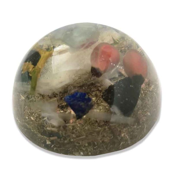 Orgonite demi-rond - Joie de Vivre
