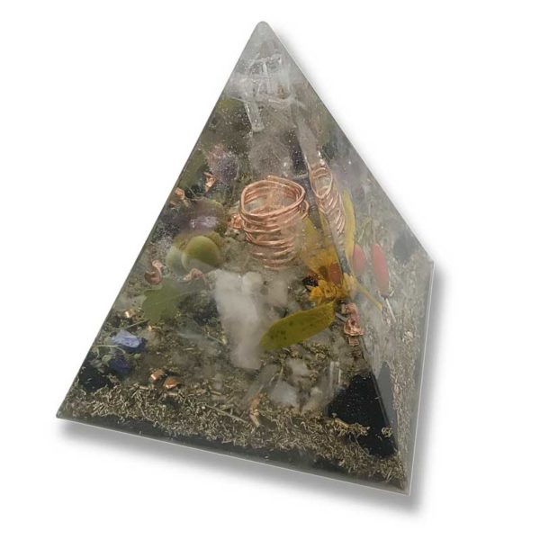 Orgonite Pyramide - Deux anges