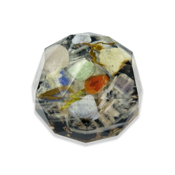 Orgonite Diamant plat - Joie de Vivre